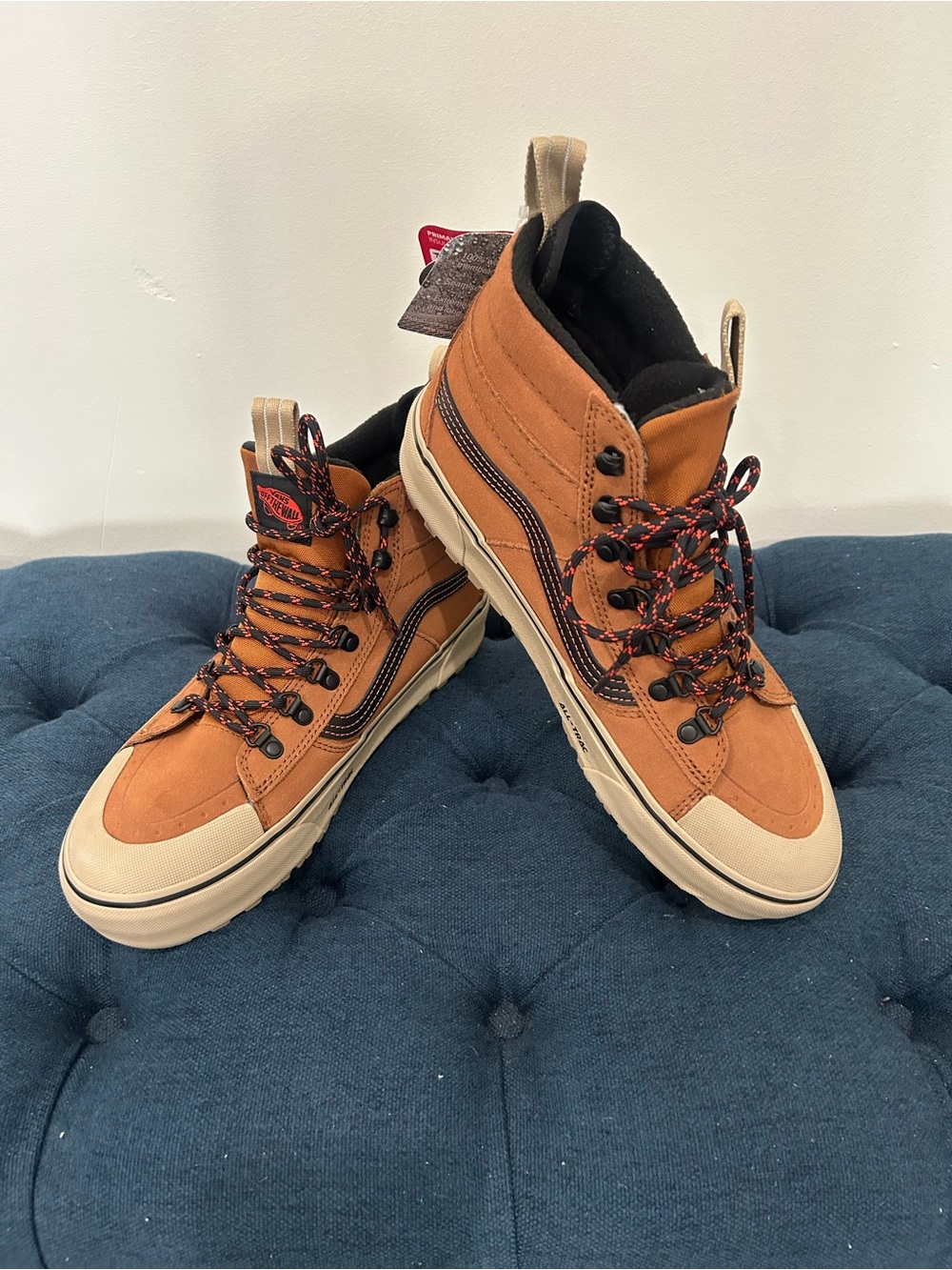 VANS SK8-Hi MTE-2 Primaloft Suede Brown Boots Men's 507698 Size 9.5